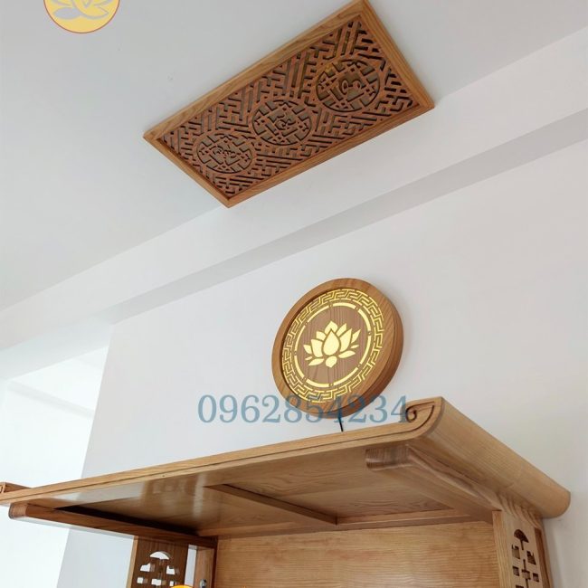 Bàn Thờ Treo Tường Gỗ Sồi TT008 3 297496346 391163819787261 8262590451885009842 n 1