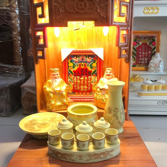 Bàn Thờ Gỗ Xoan 48x48x68